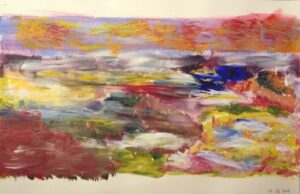 Peinture abstraite acrylique