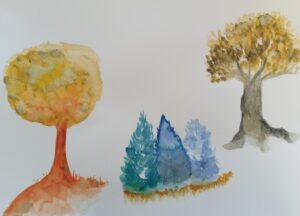 aquarelle sur papier
